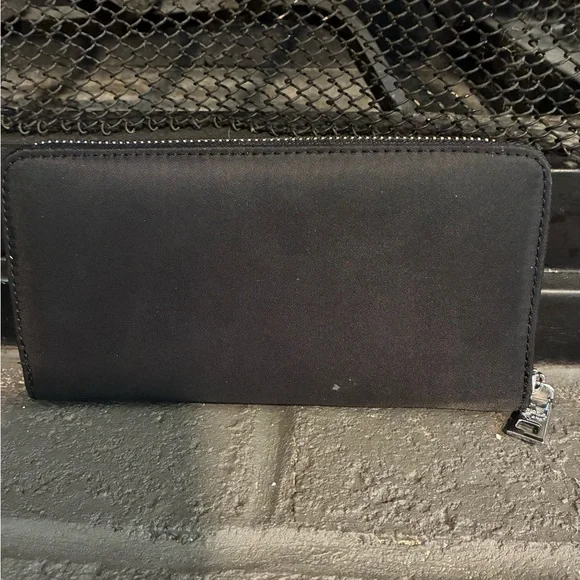Prada Black Nylon Zip-Around Wallet with Triangle Logo - Picture 2 of 7